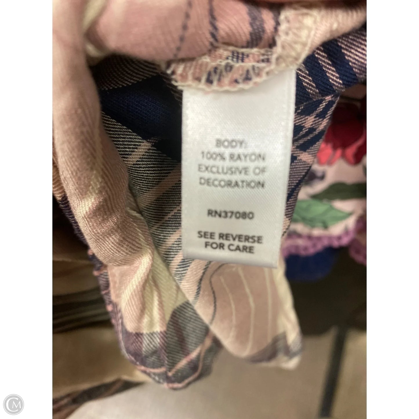 Top Long Sleeve By Cato In Purple, Size: L