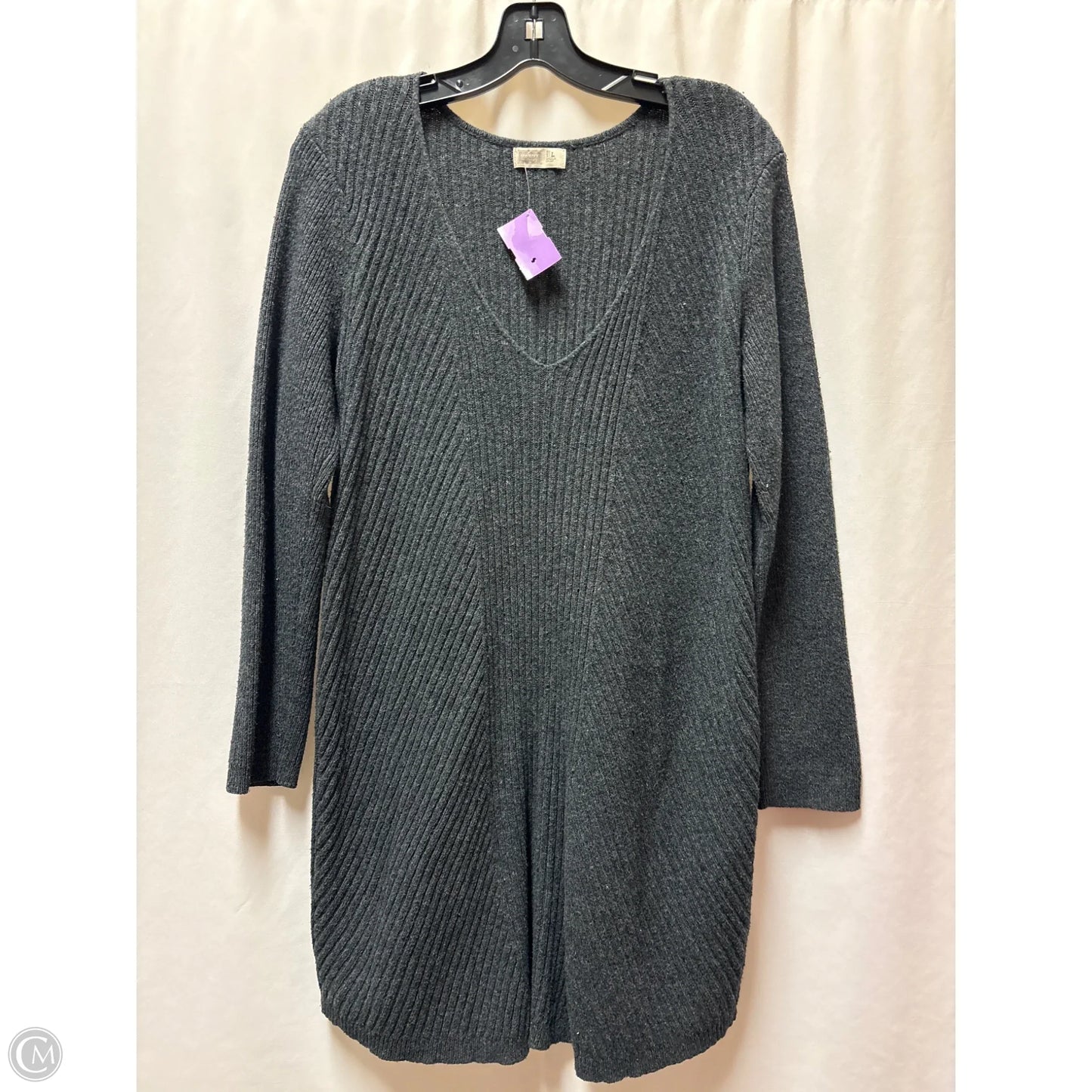 Dress Casual Midi By Old Navy In Grey, Size: L