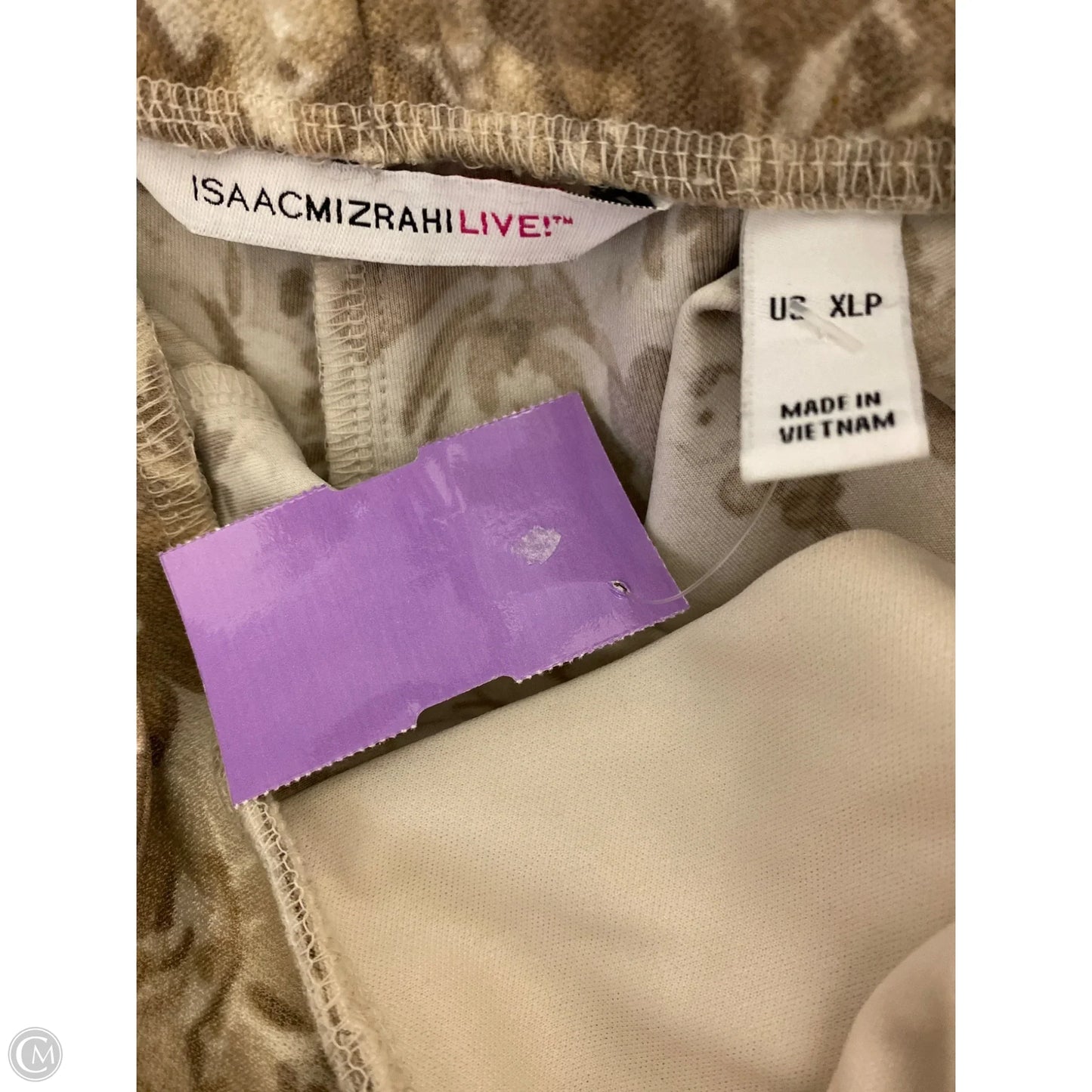 Pants Dress By Isaac Mizrahi Live Qvc In Beige, Size: Xlp