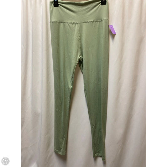 Pants Leggings By Clothes Mentor In Green, Size: L