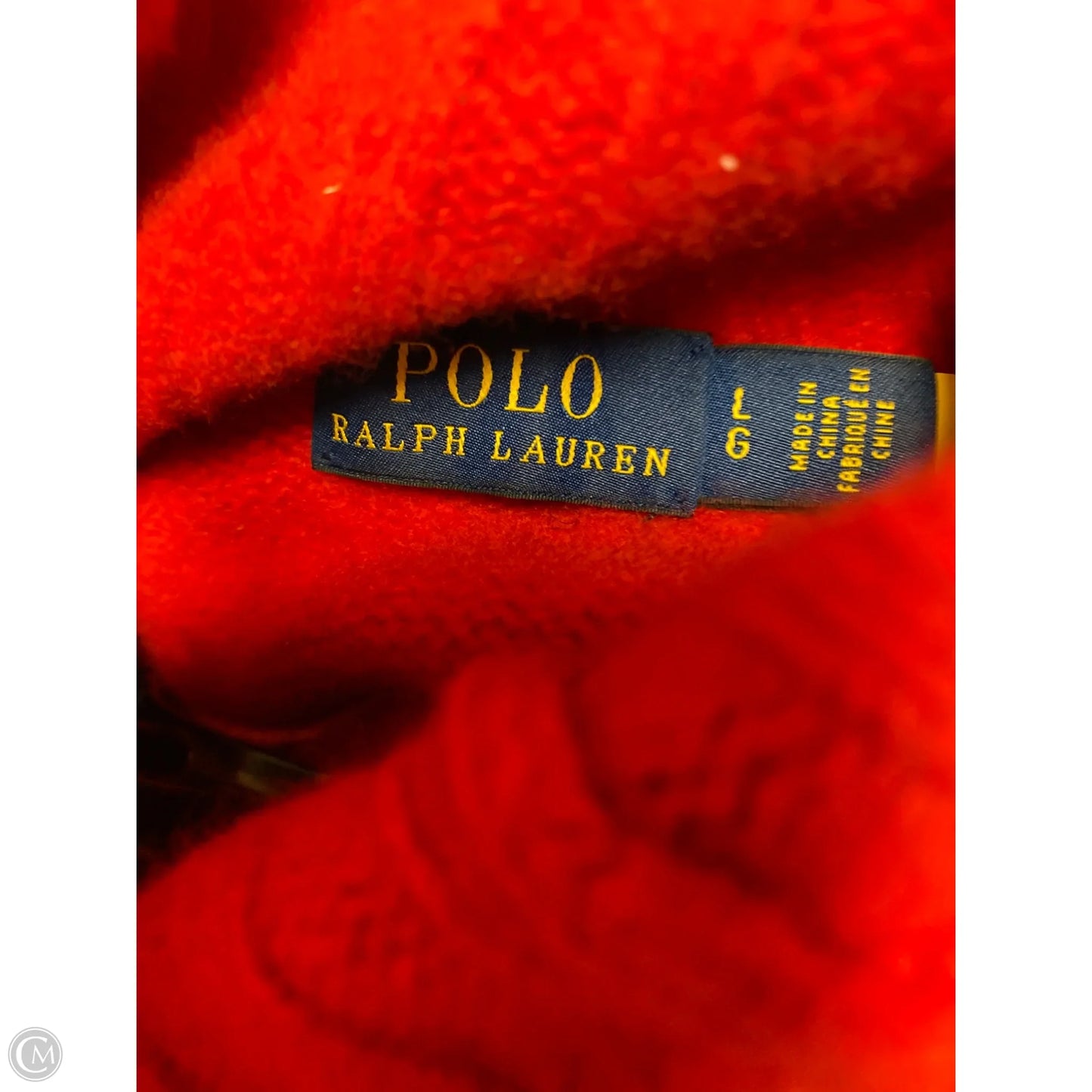 Sweater By Ralph Lauren Blue Label In Red, Size: L