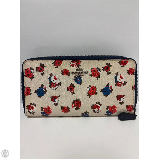 Wallet By Coach, Size: Large