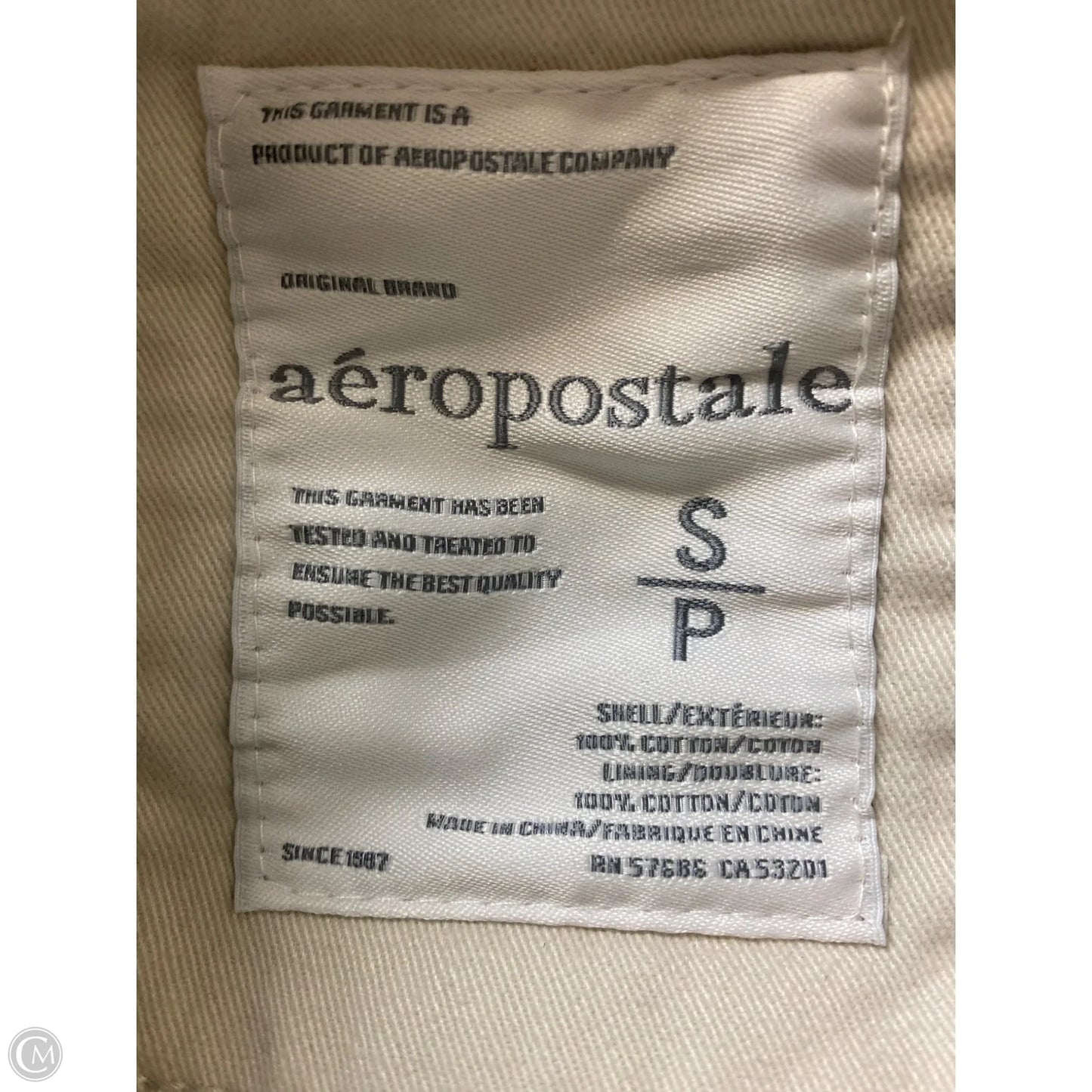 Jacket Other By Aeropostale In Tan, Size: S