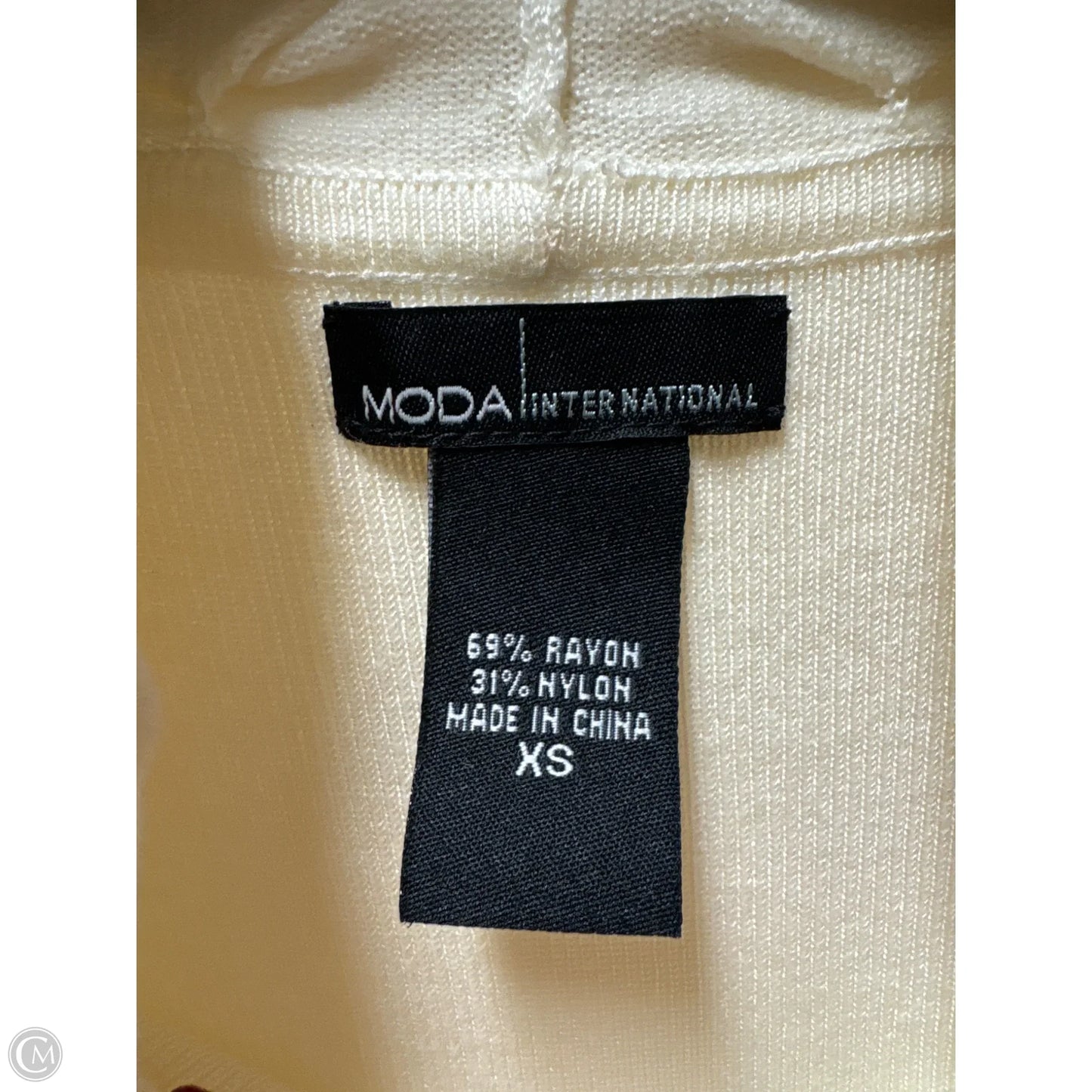 Dress Casual Maxi By Moda Intl In Cream, Size: Xs