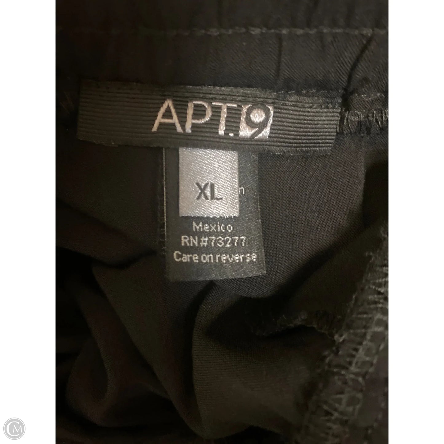 Pants Cropped By Apt 9 In Black, Size: Xl