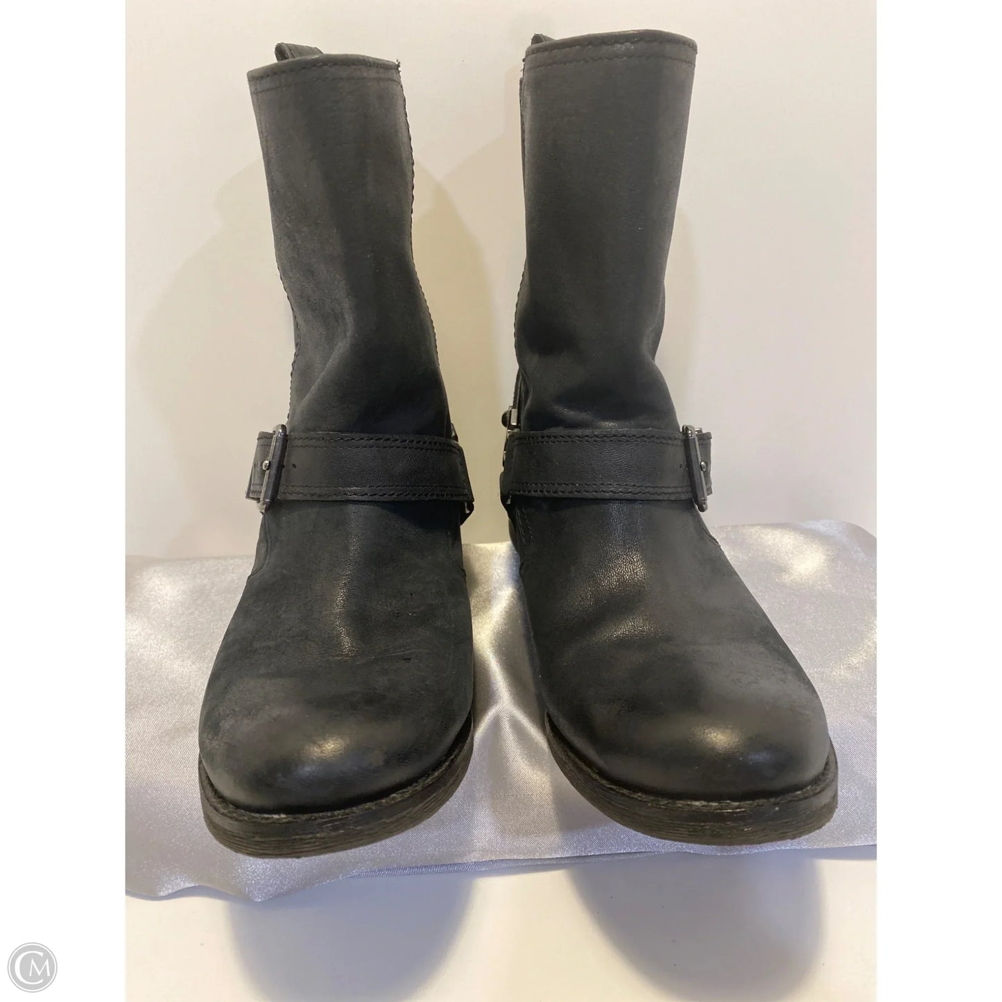 Boots Mid-calf Flats By Gianni Bini In Black, Size: 9