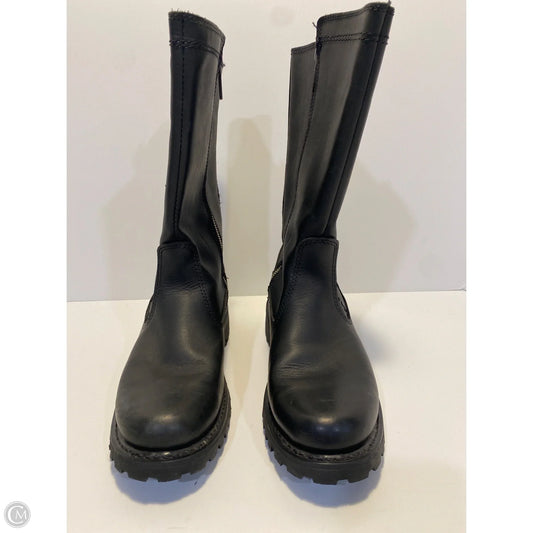 Boots Mid-calf Flats By Harley Davidson In Black, Size: 9.5