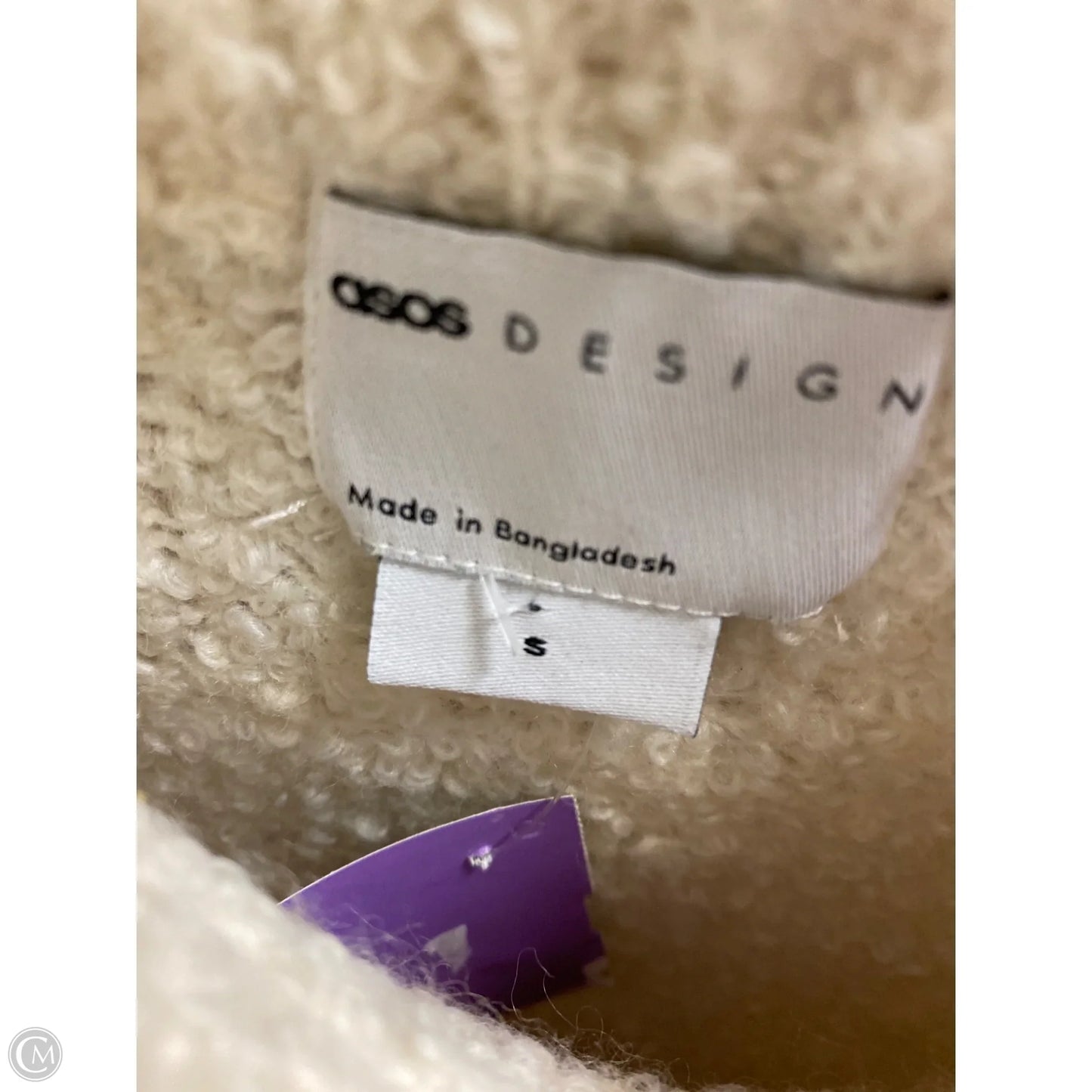 Sweater By Asos In Cream, Size: S