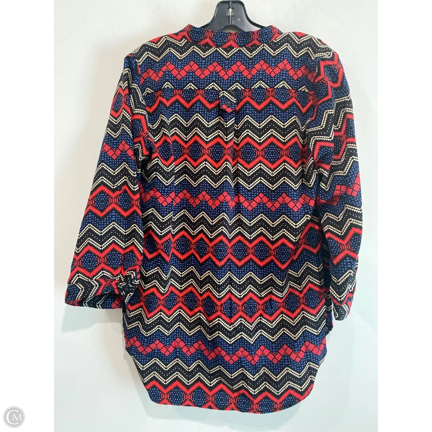 Top Long Sleeve By Allison Joy In Red, Size: L