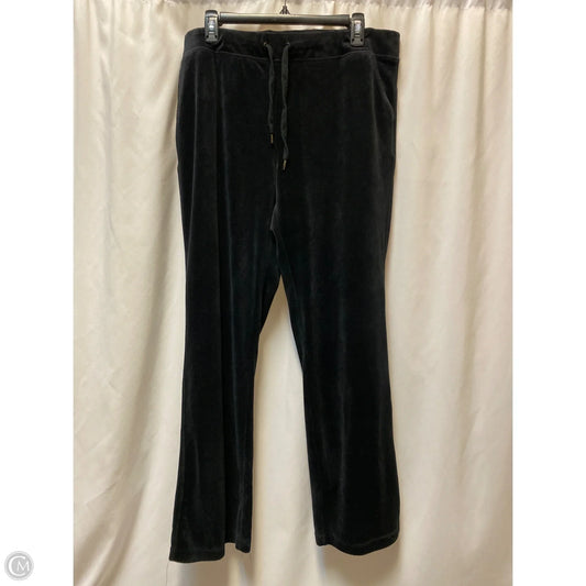 Pants Lounge By Gloria Vanderbilt In Black, Size: L
