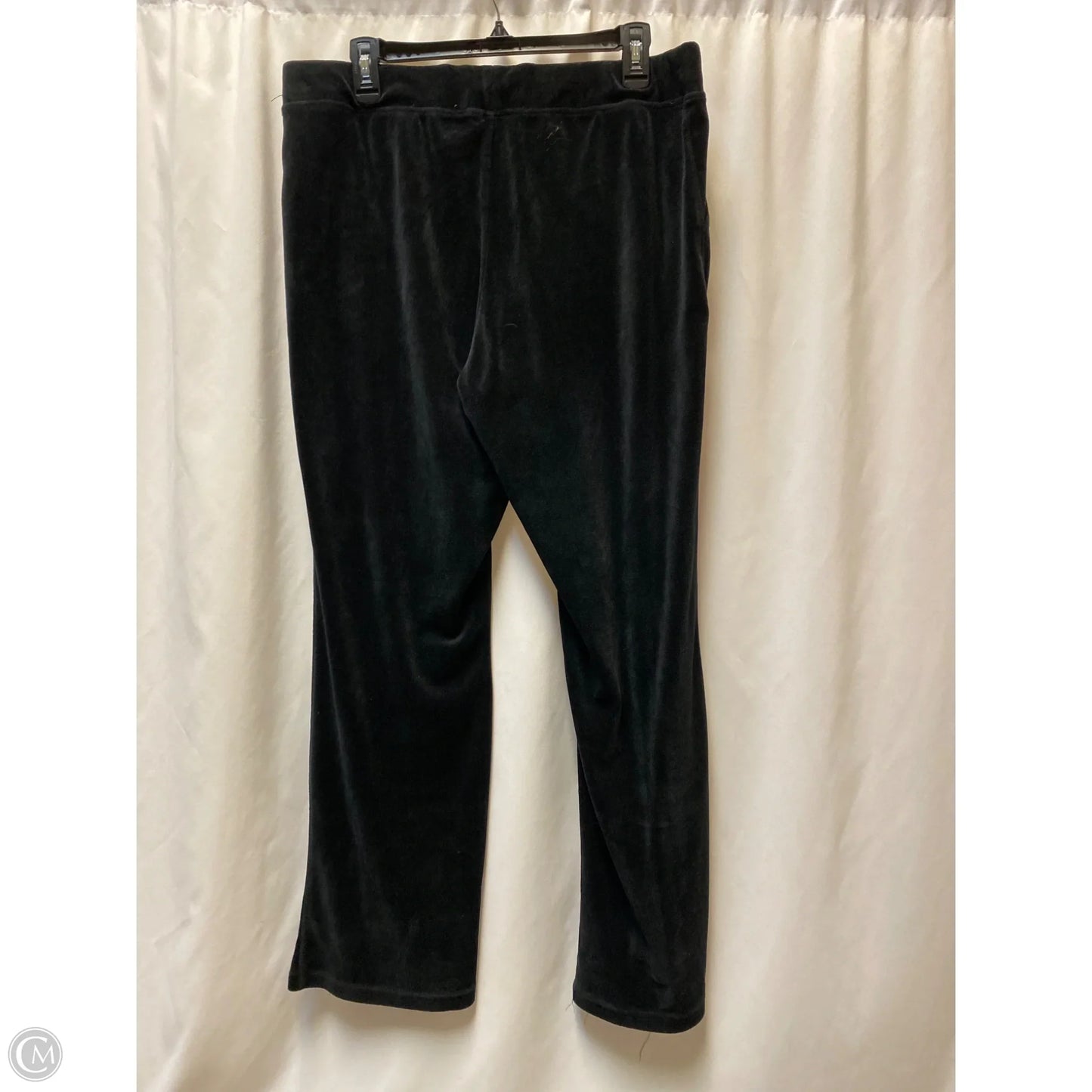 Pants Lounge By Gloria Vanderbilt In Black, Size: L