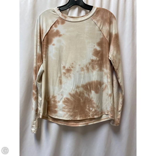 Top Long Sleeve By Olive And Oak In Cream, Size: M