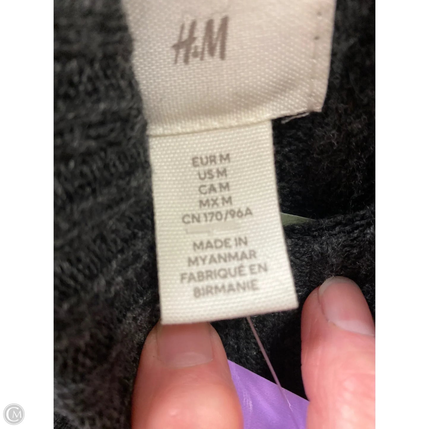 Sweater By H&m In Grey, Size: M