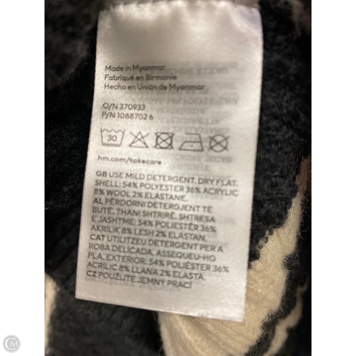 Sweater By H&m In Grey, Size: M