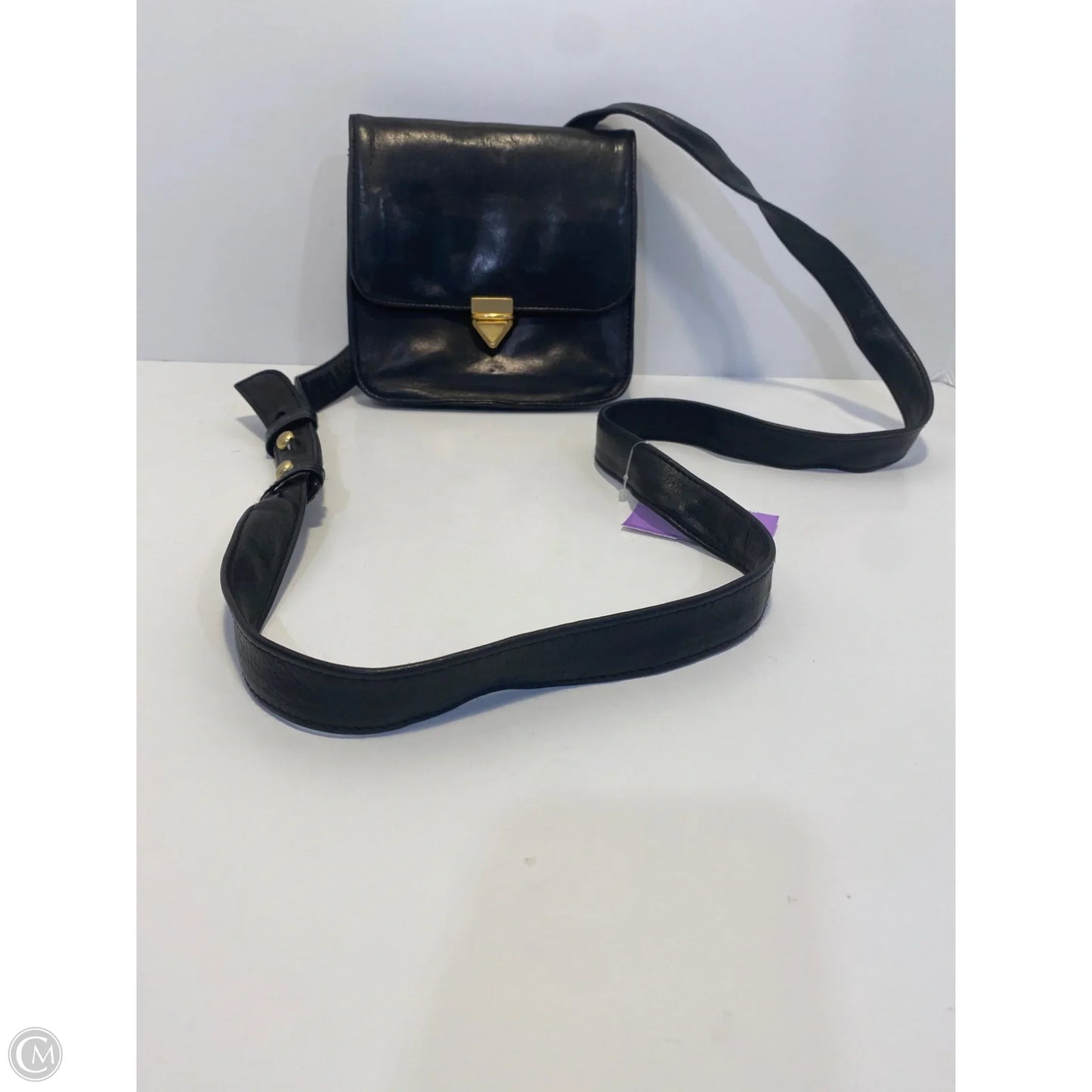 Crossbody Leather By Perlina, Size: Small