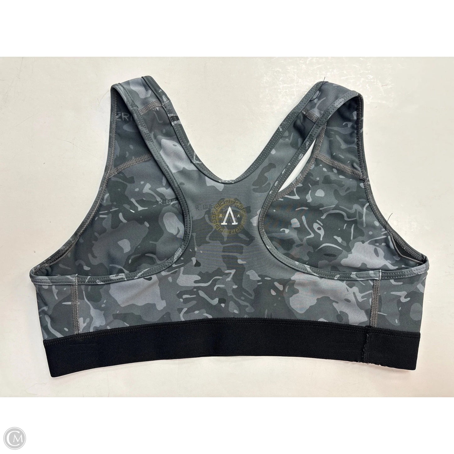 Athletic Bra By Clothes Mentor In Grey, Size: L