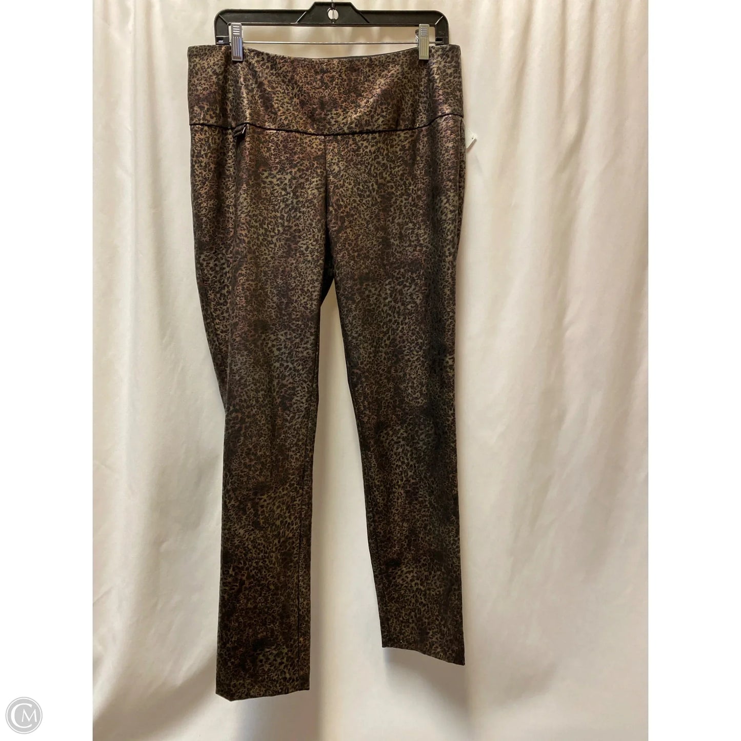 Pants Leggings By Peck And Peck In Animal Print, Size: 12