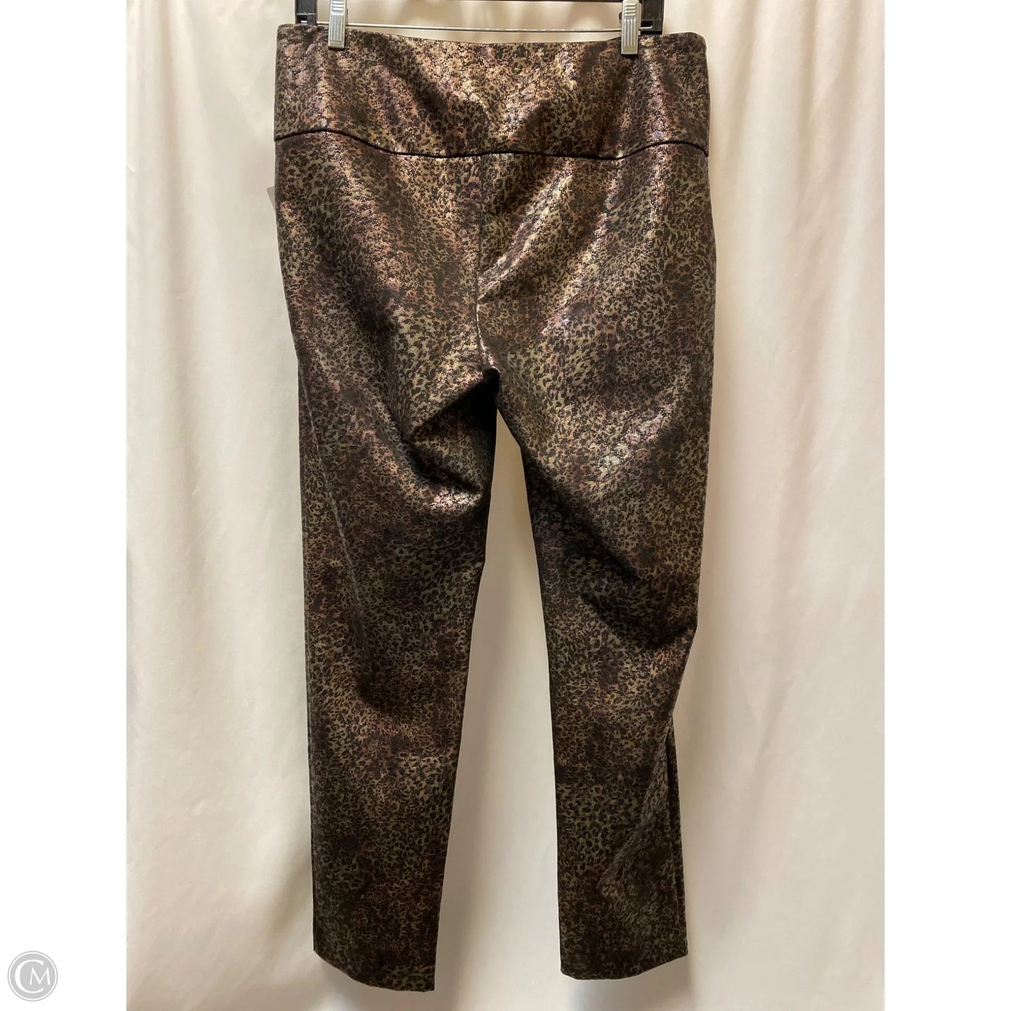 Pants Leggings By Peck And Peck In Animal Print, Size: 12