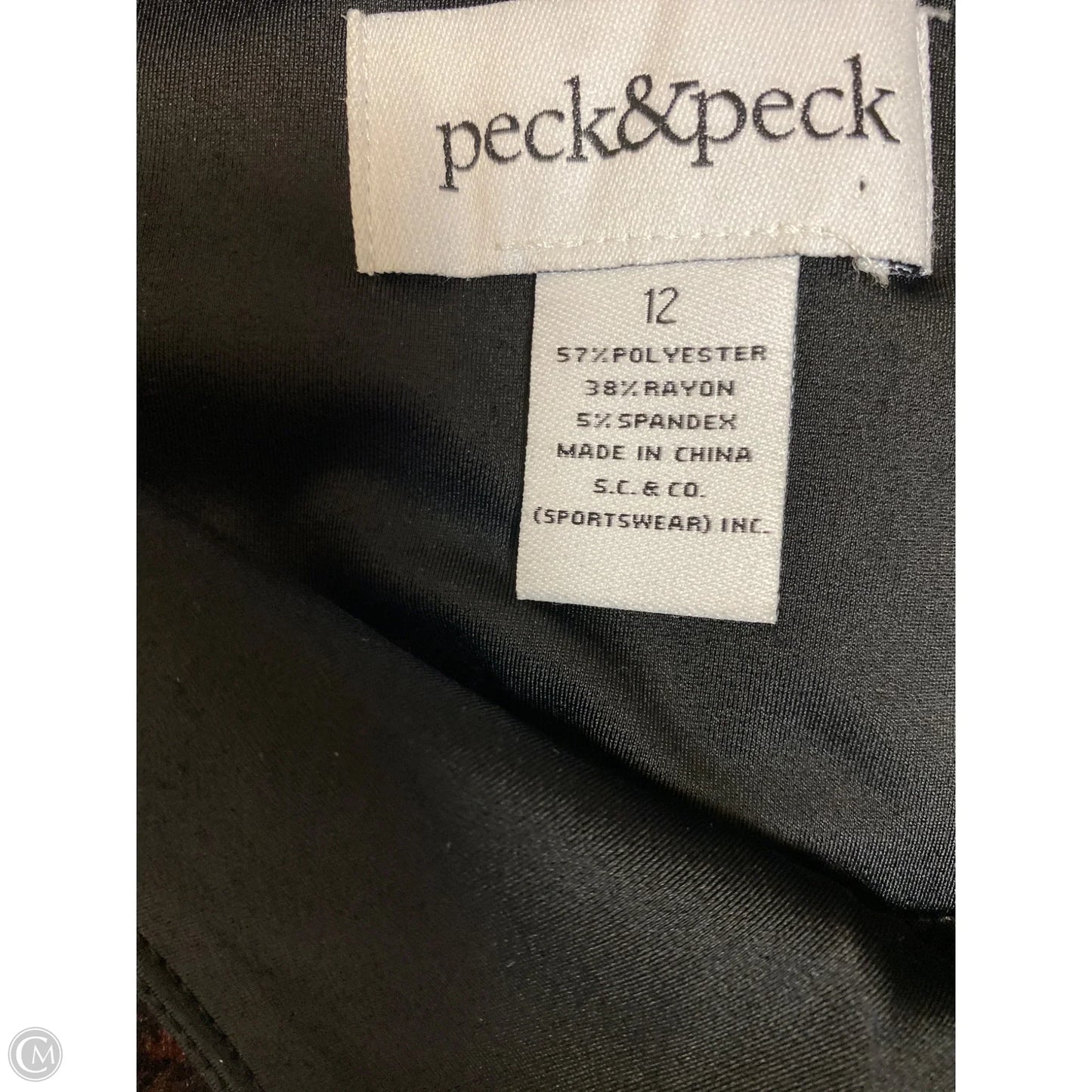 Pants Leggings By Peck And Peck In Animal Print, Size: 12