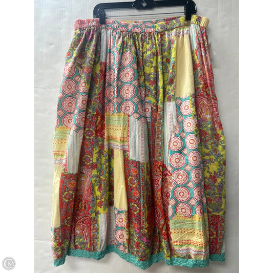 Skirt Maxi By Choices In Red, Size: 3x