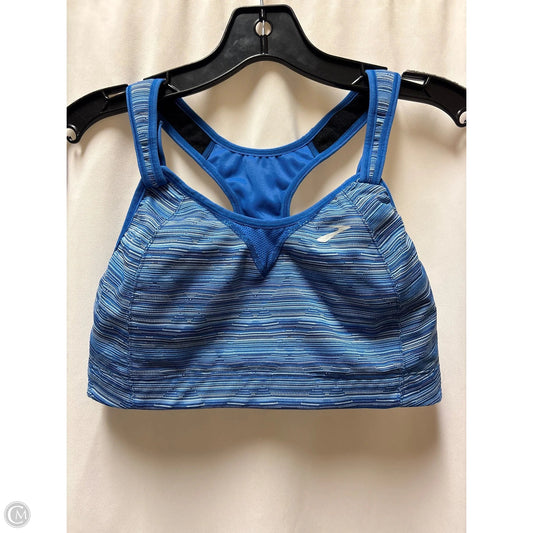 Athletic Bra By Brooks In Blue