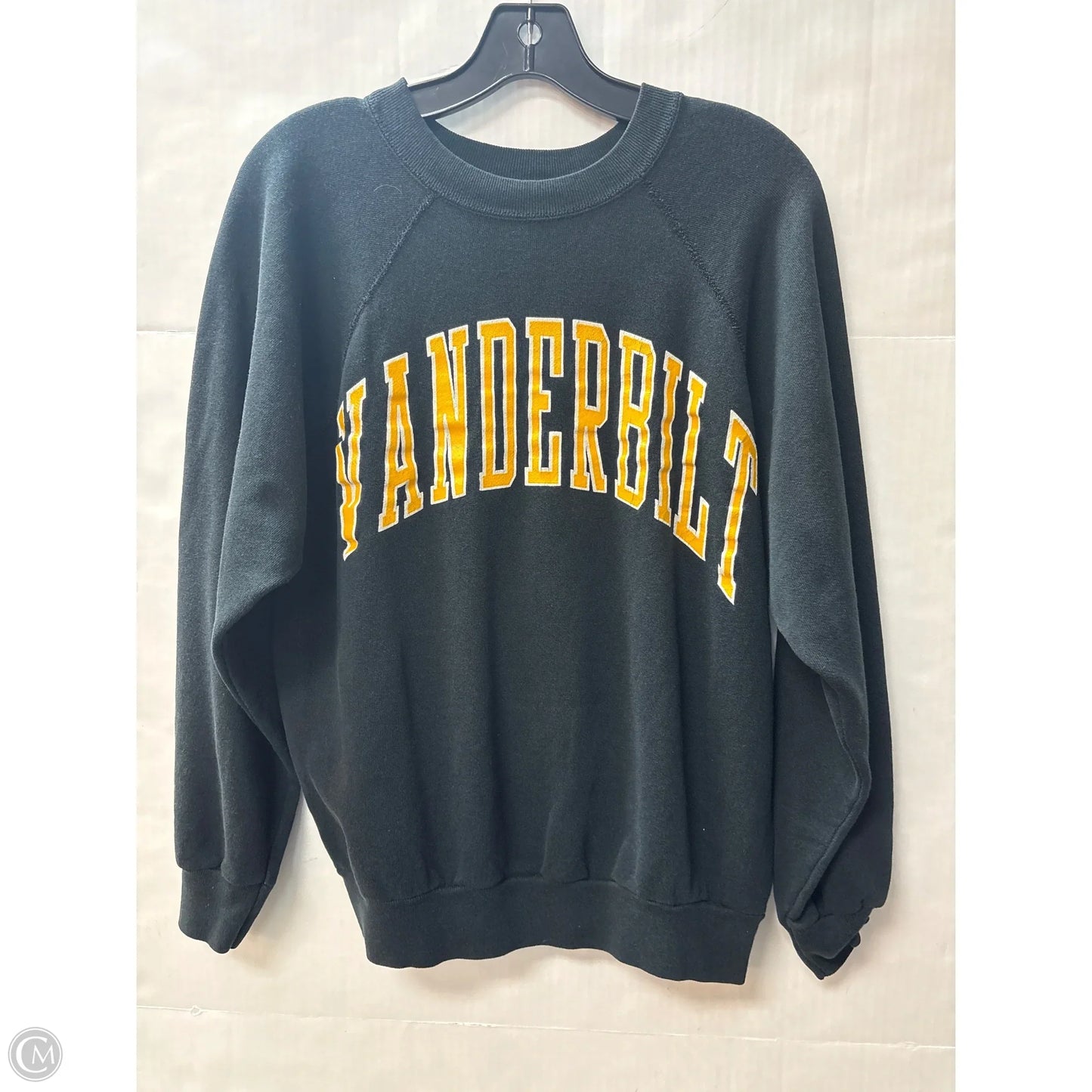 Sweatshirt Crewneck By Clothes Mentor In Black, Size: S