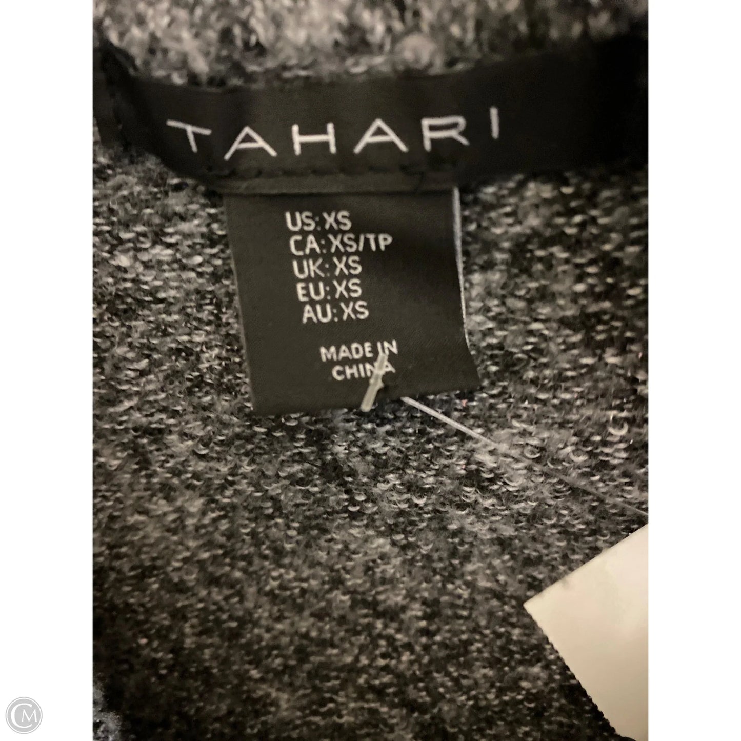 Sweater By Tahari In Grey, Size: Xs