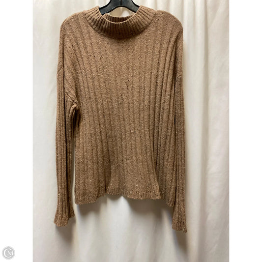 Sweater By Blu Pepper In Brown, Size: L