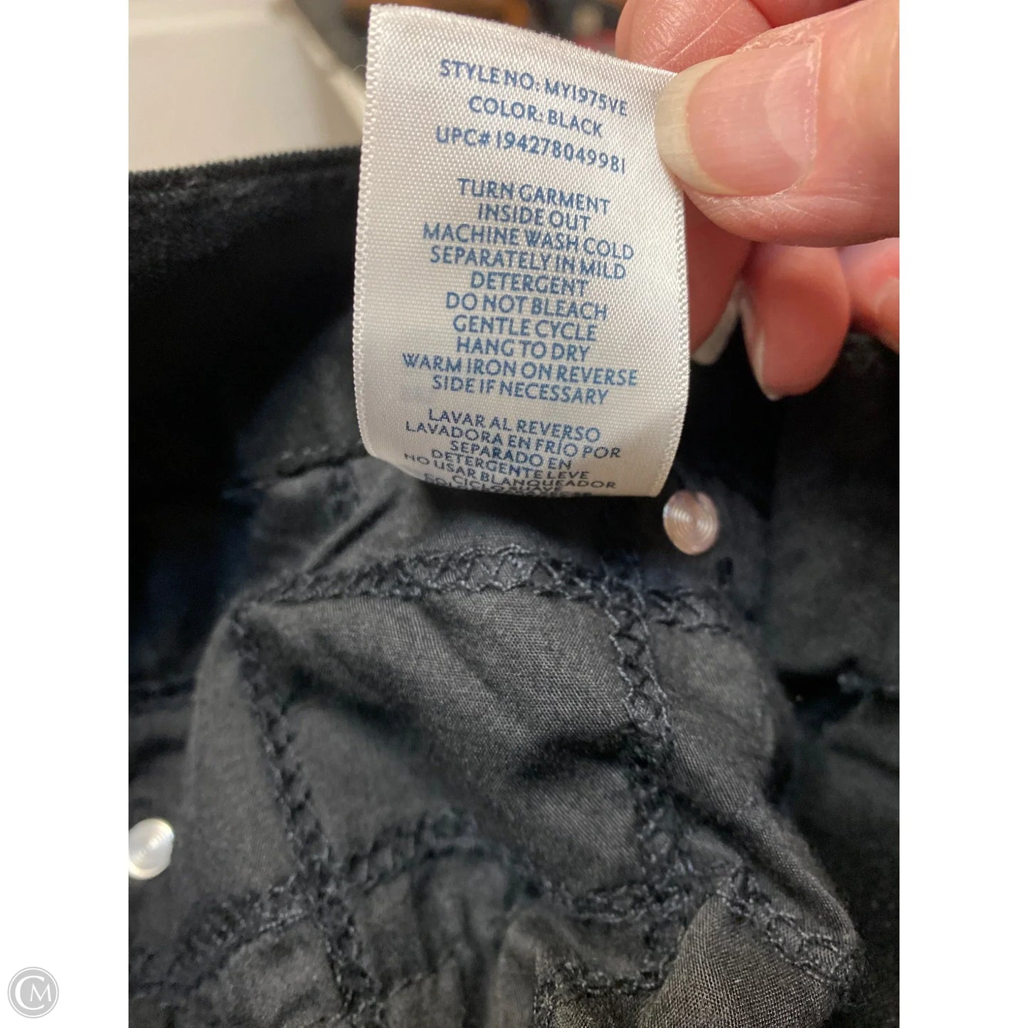 Pants Corduroy By Seven 7 In Black, Size: 10