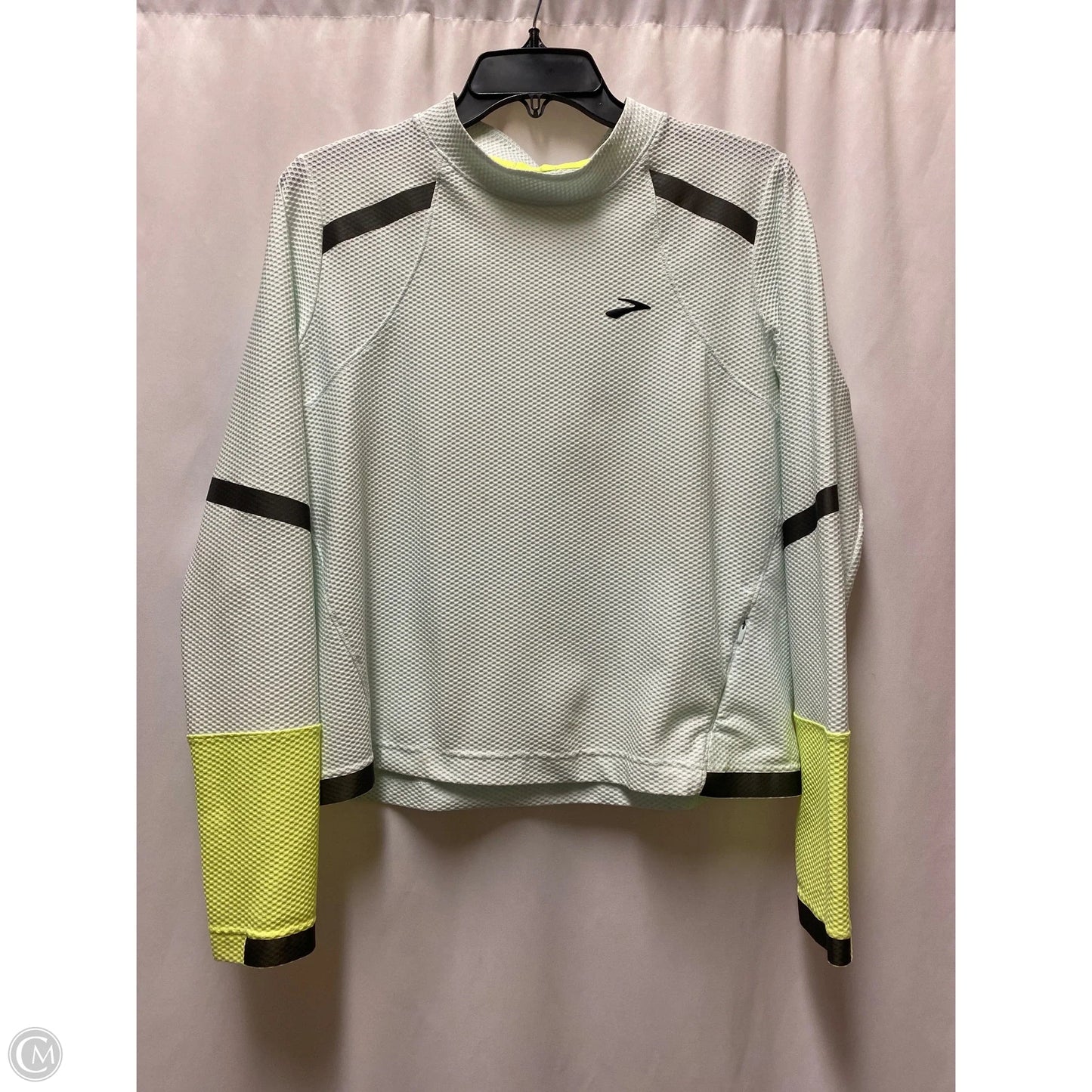 Athletic Top Long Sleeve Crewneck By Brooks In Green, Size: L