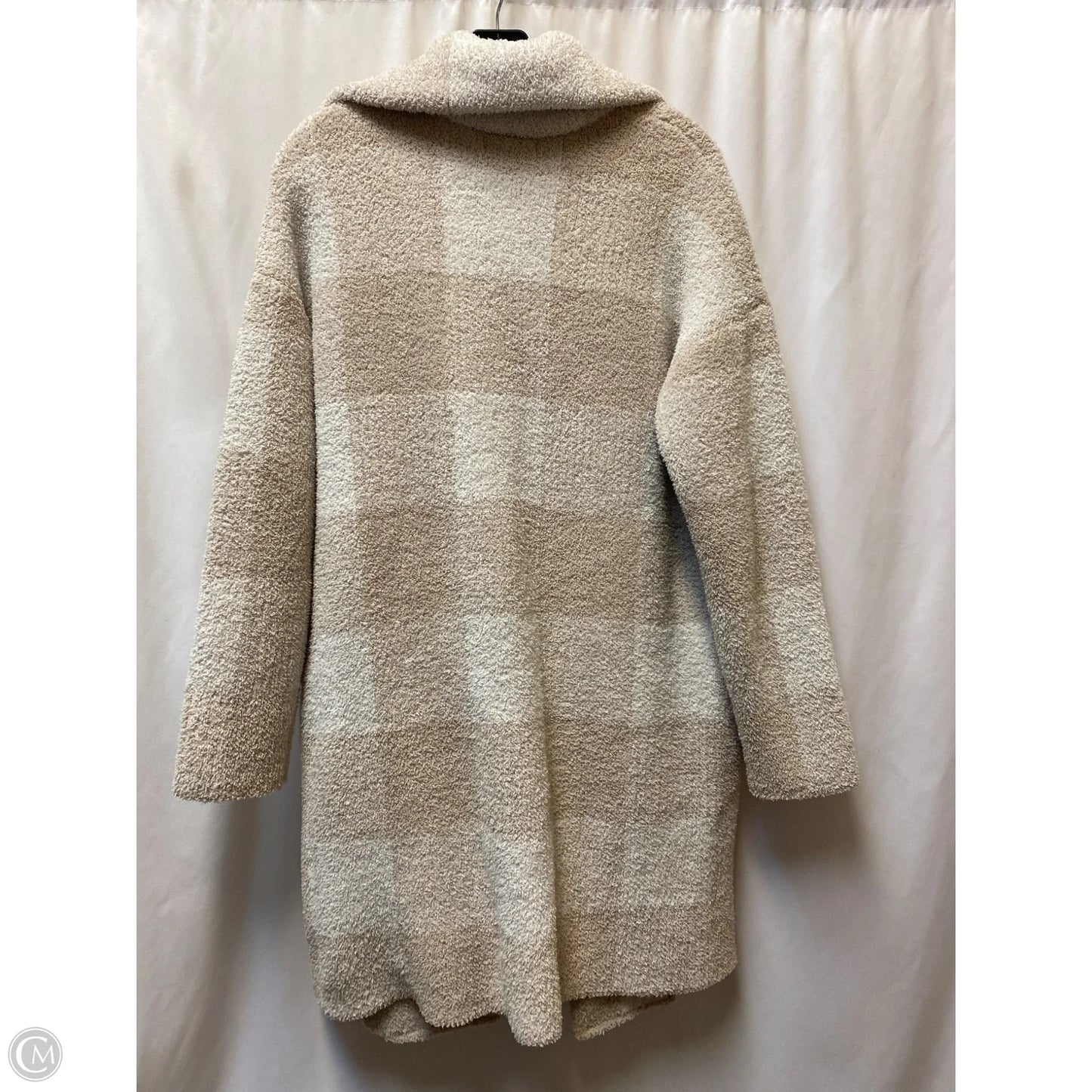 Cardigan Designer By Halston In Tan, Size: M