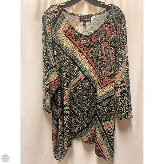 Top Short Sleeve By Catherines In Tan, Size: 3x