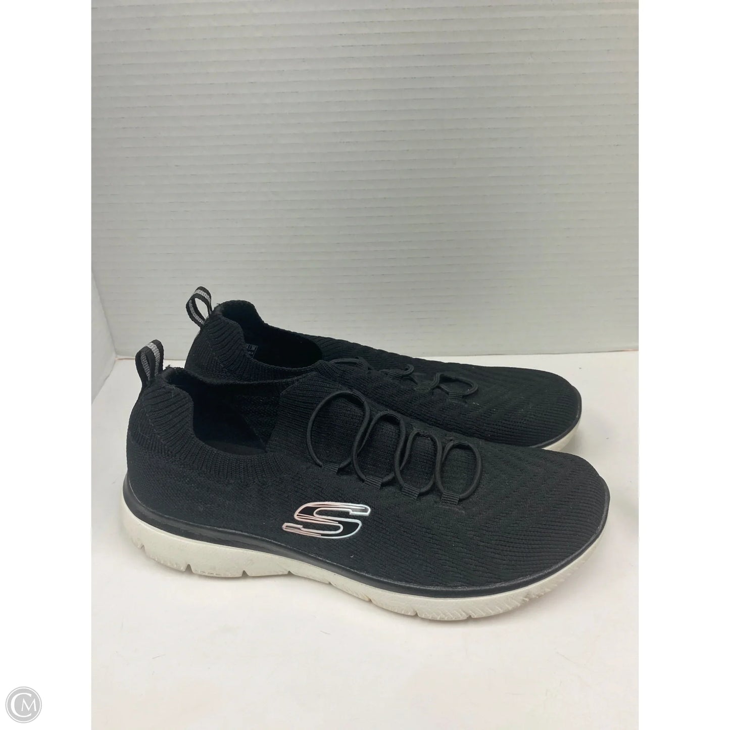 Shoes Athletic By Skechers In Black, Size: 7