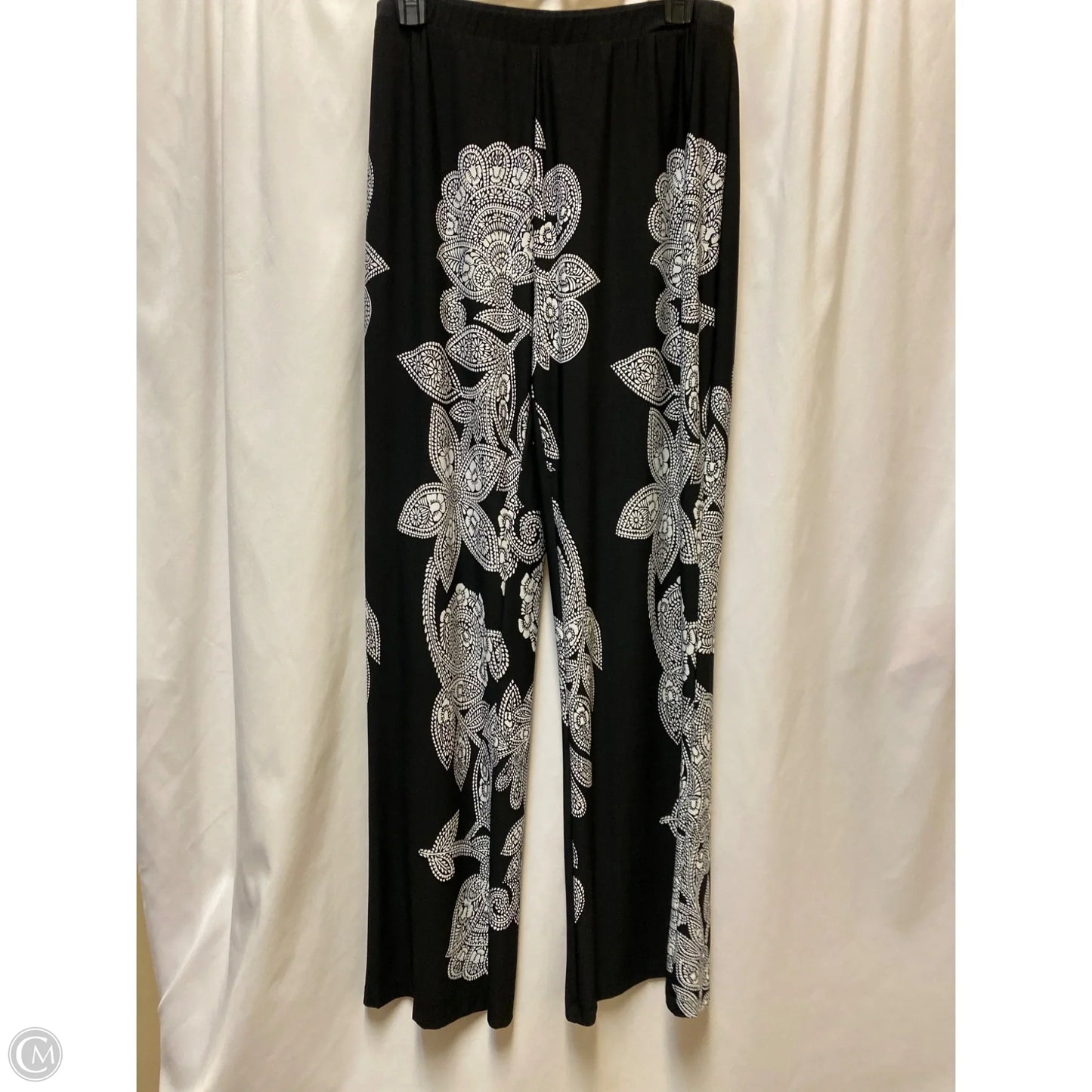 Pants Other By Cato In Black & White, Size: L