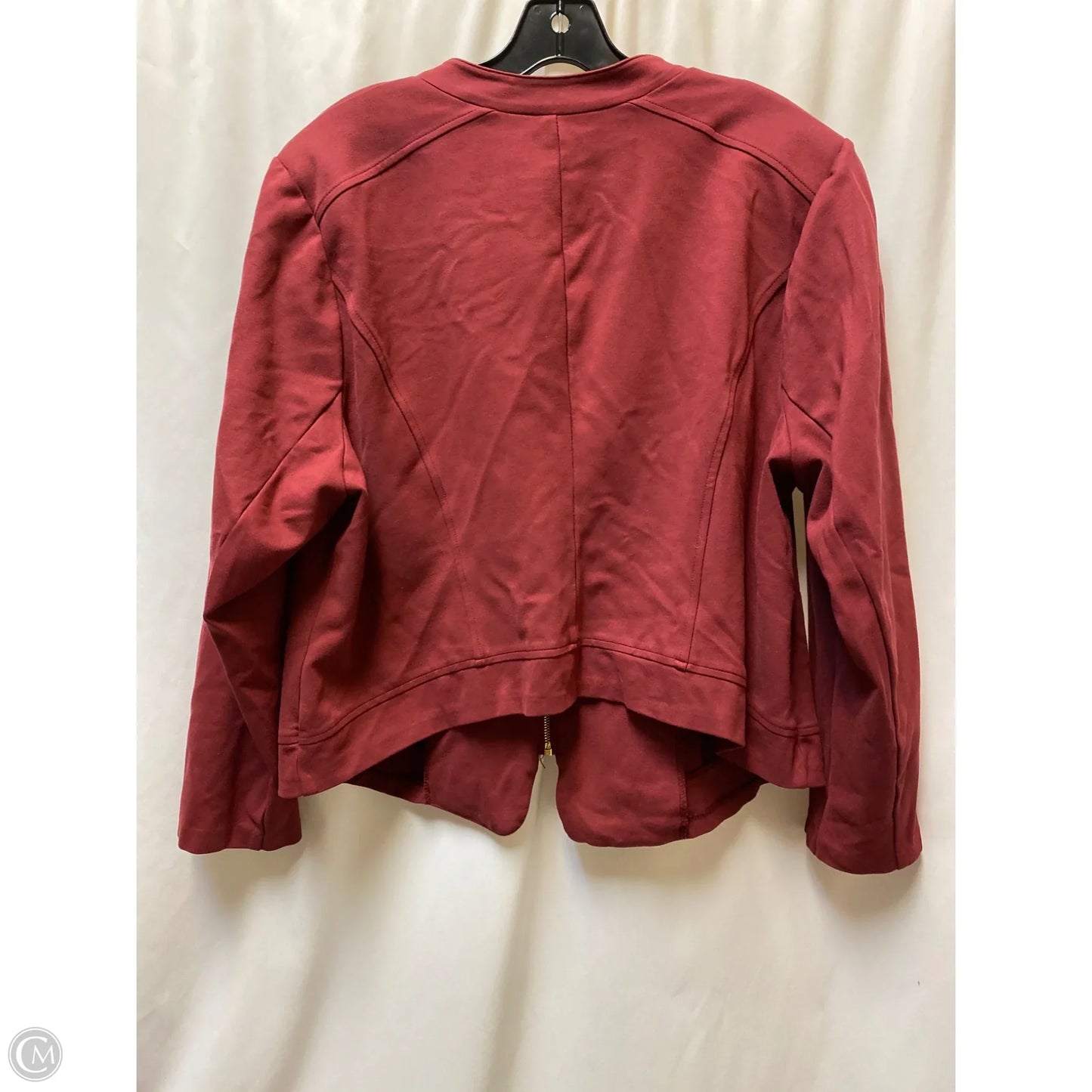 Jacket Moto By Torrid In Maroon, Size: 3x