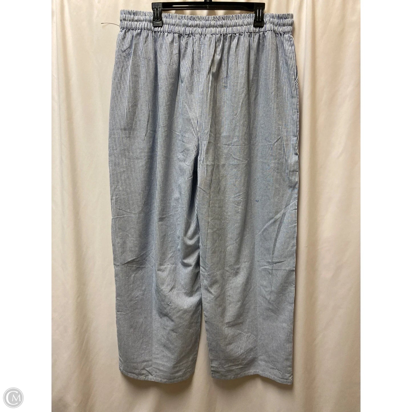 Pants Lounge By Club Z In Blue & White, Size: 2x