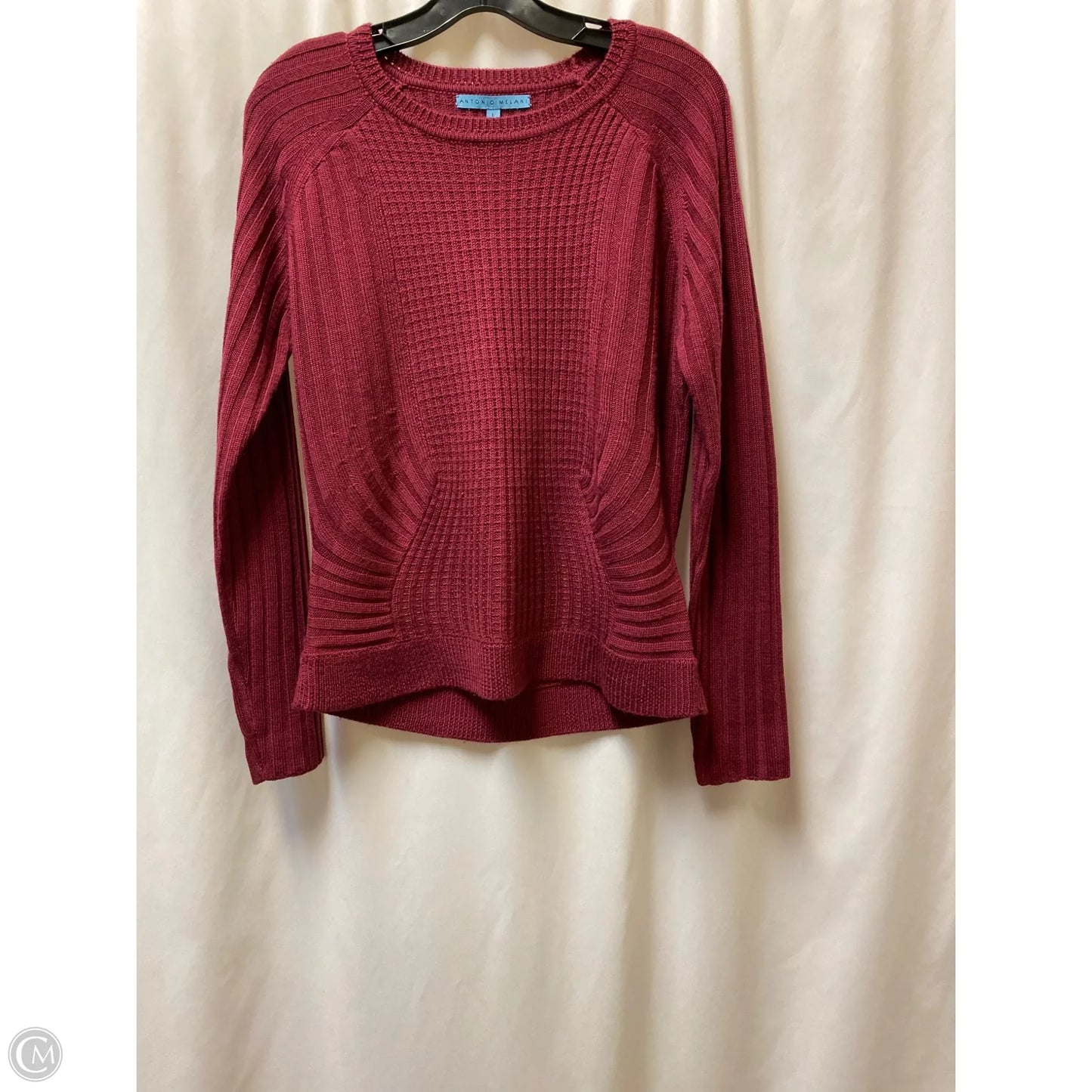 Sweater By Antonio Melani In Maroon, Size: L