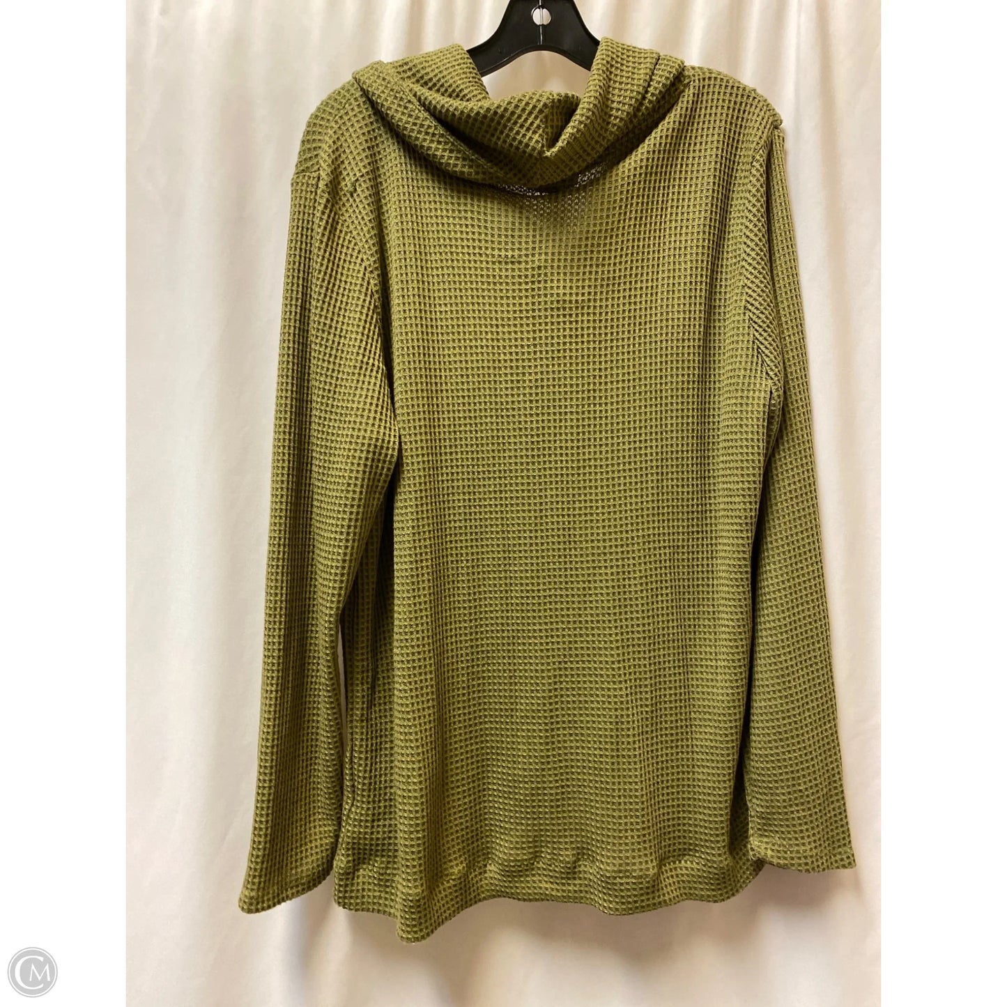 Top Long Sleeve By Clothes Mentor In Green, Size: 2x