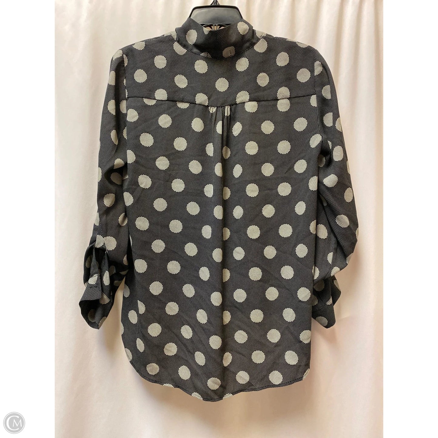 Top Long Sleeve By Pleione In Black, Size: M