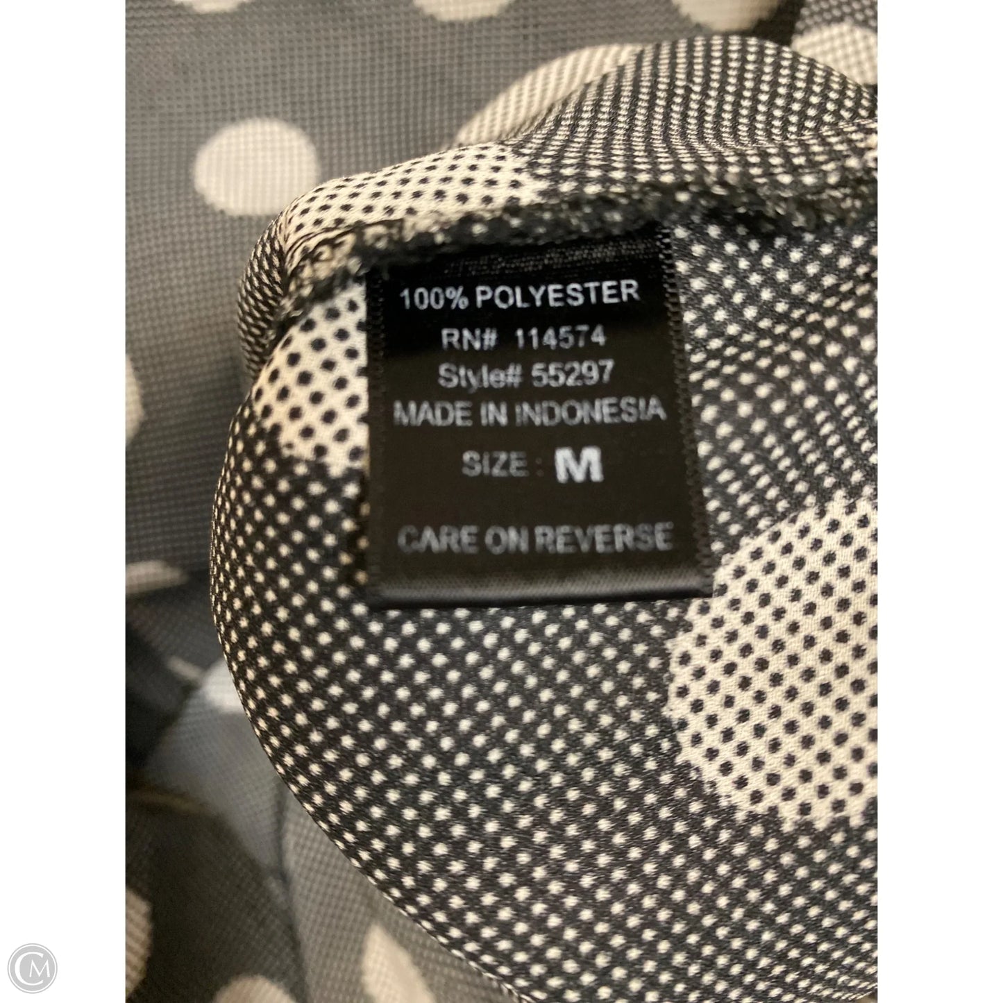 Top Long Sleeve By Pleione In Black, Size: M