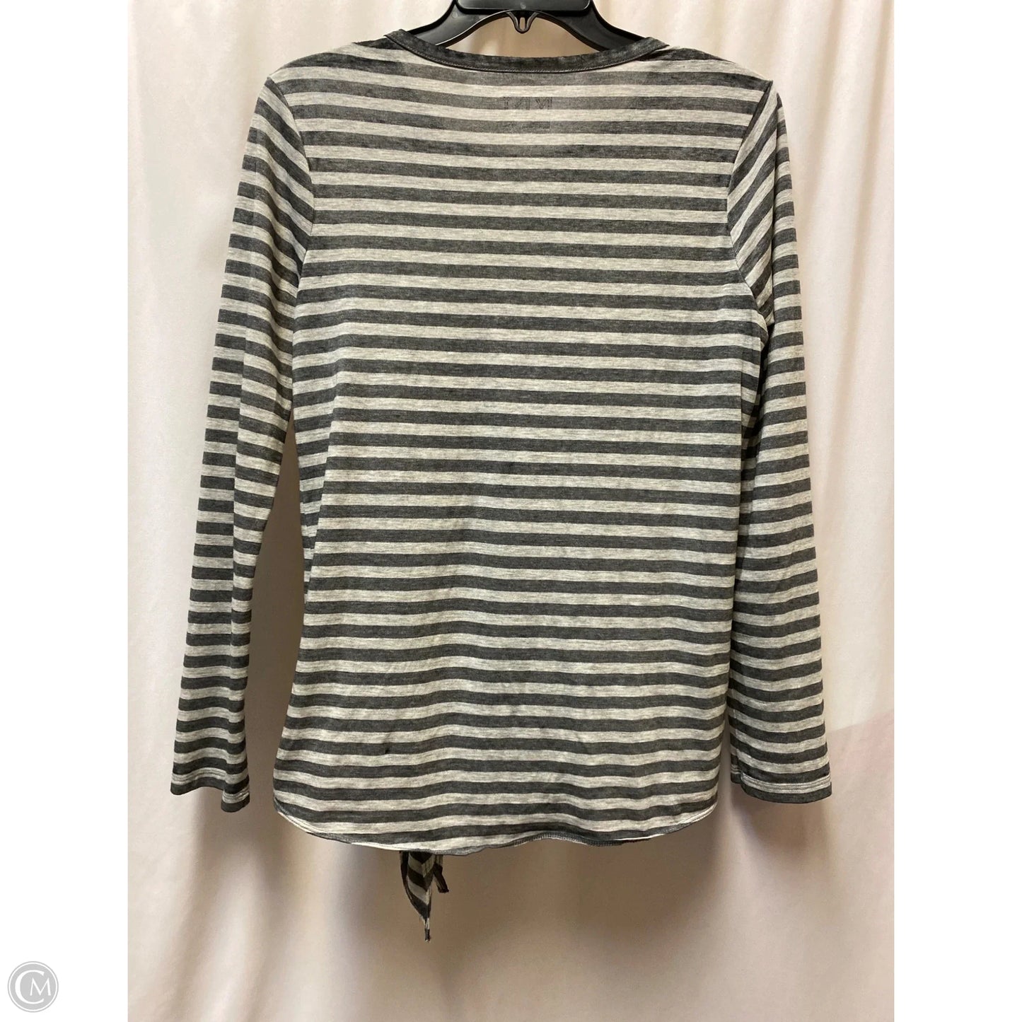 Top Long Sleeve By Marc New York In Grey, Size: S