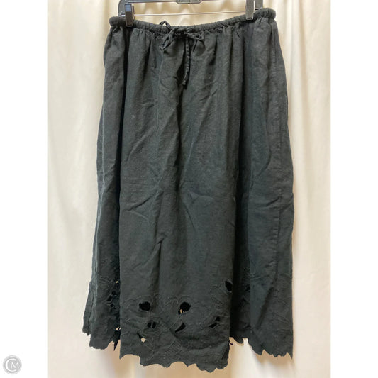 Skirt Maxi By Universal Thread In Black, Size: L