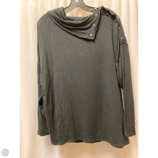 Top Long Sleeve By Bke In Black, Size: S