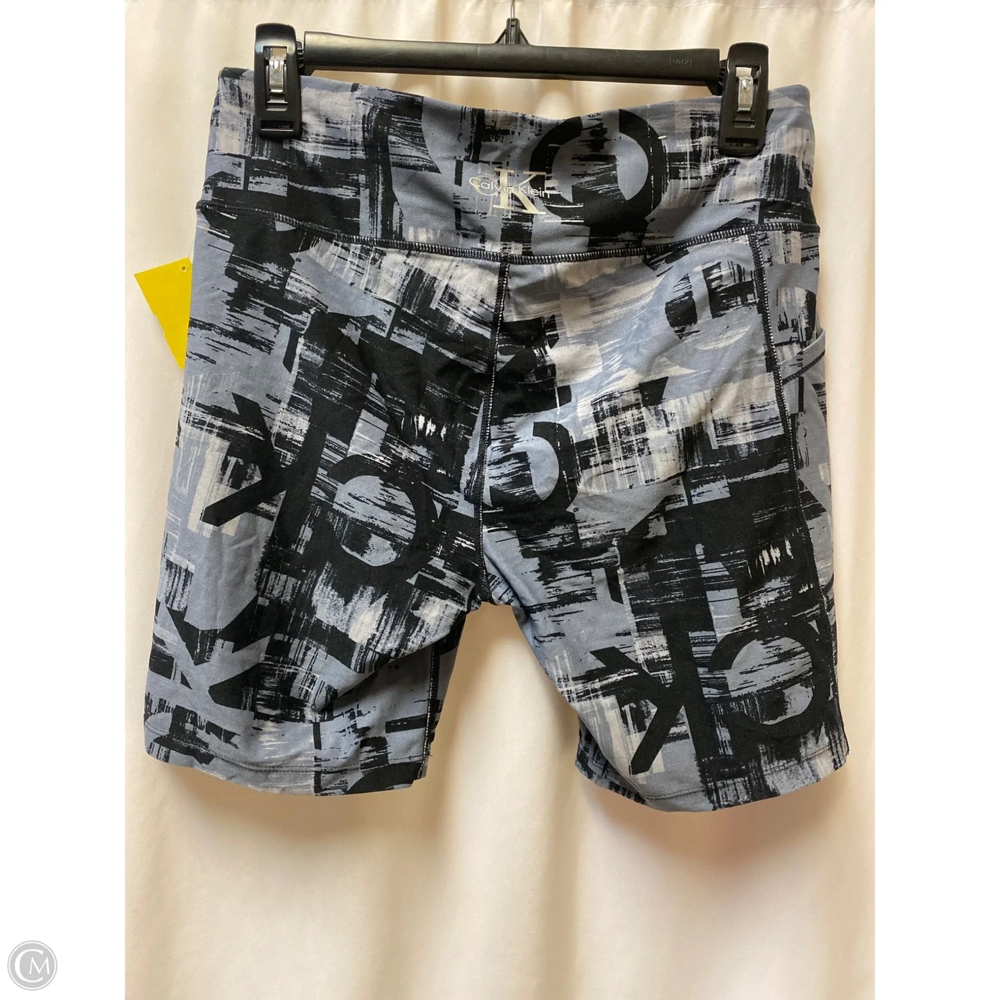 Athletic Shorts By Calvin Klein In Grey, Size: Xl