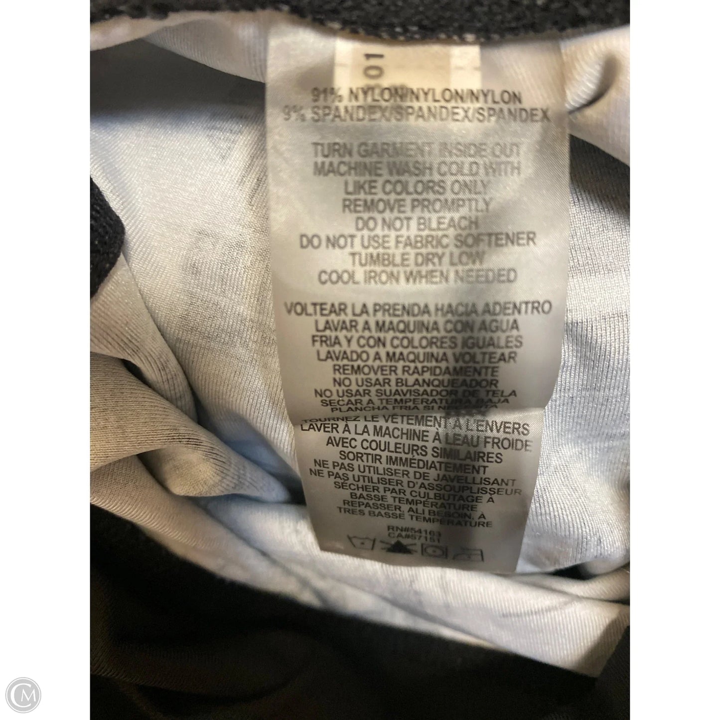 Athletic Shorts By Calvin Klein In Grey, Size: Xl