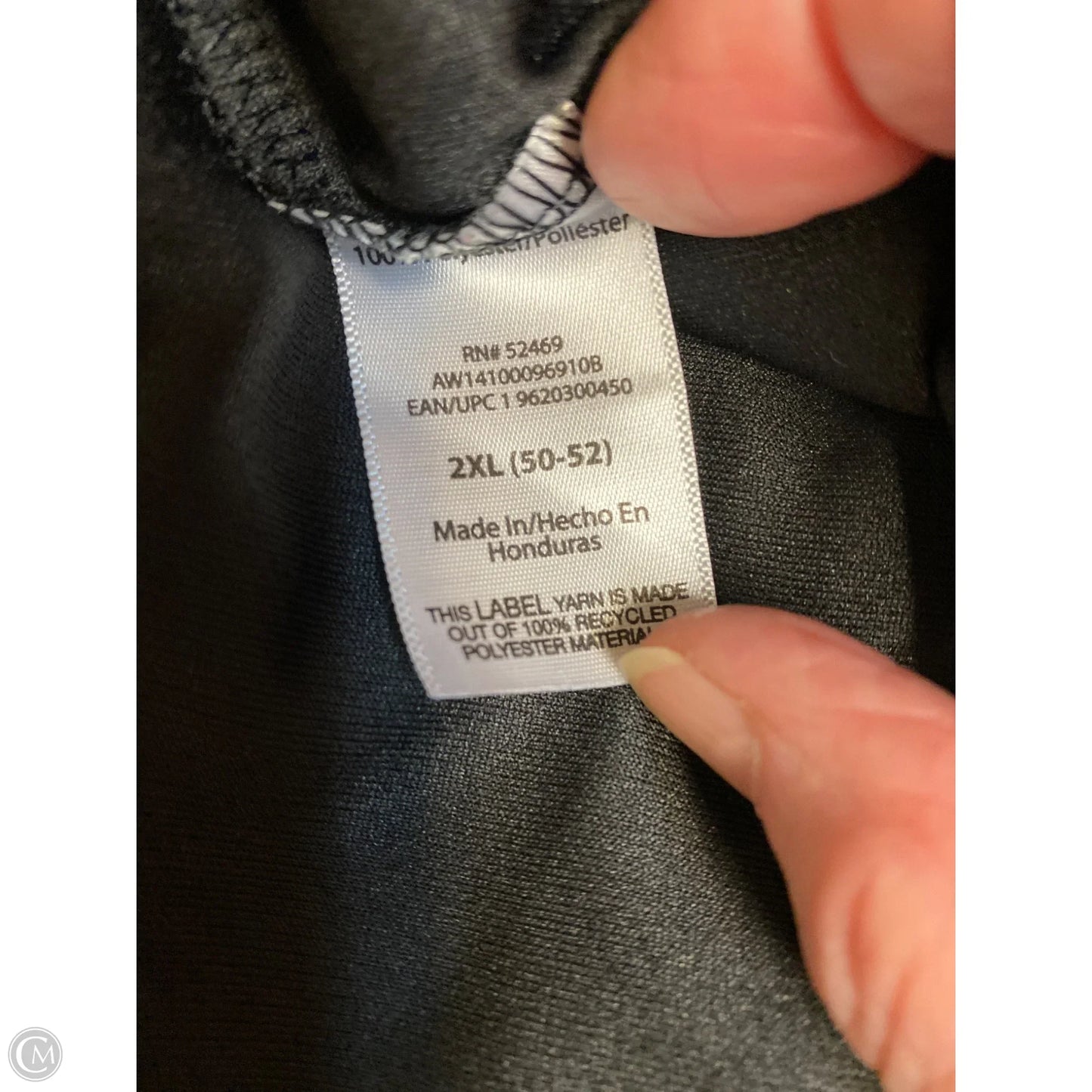 Top Short Sleeve By Athletic Works In Black, Size: 30