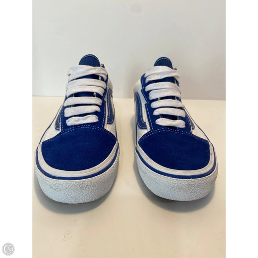 Shoes Sneakers By Vans In Blue, Size: 7