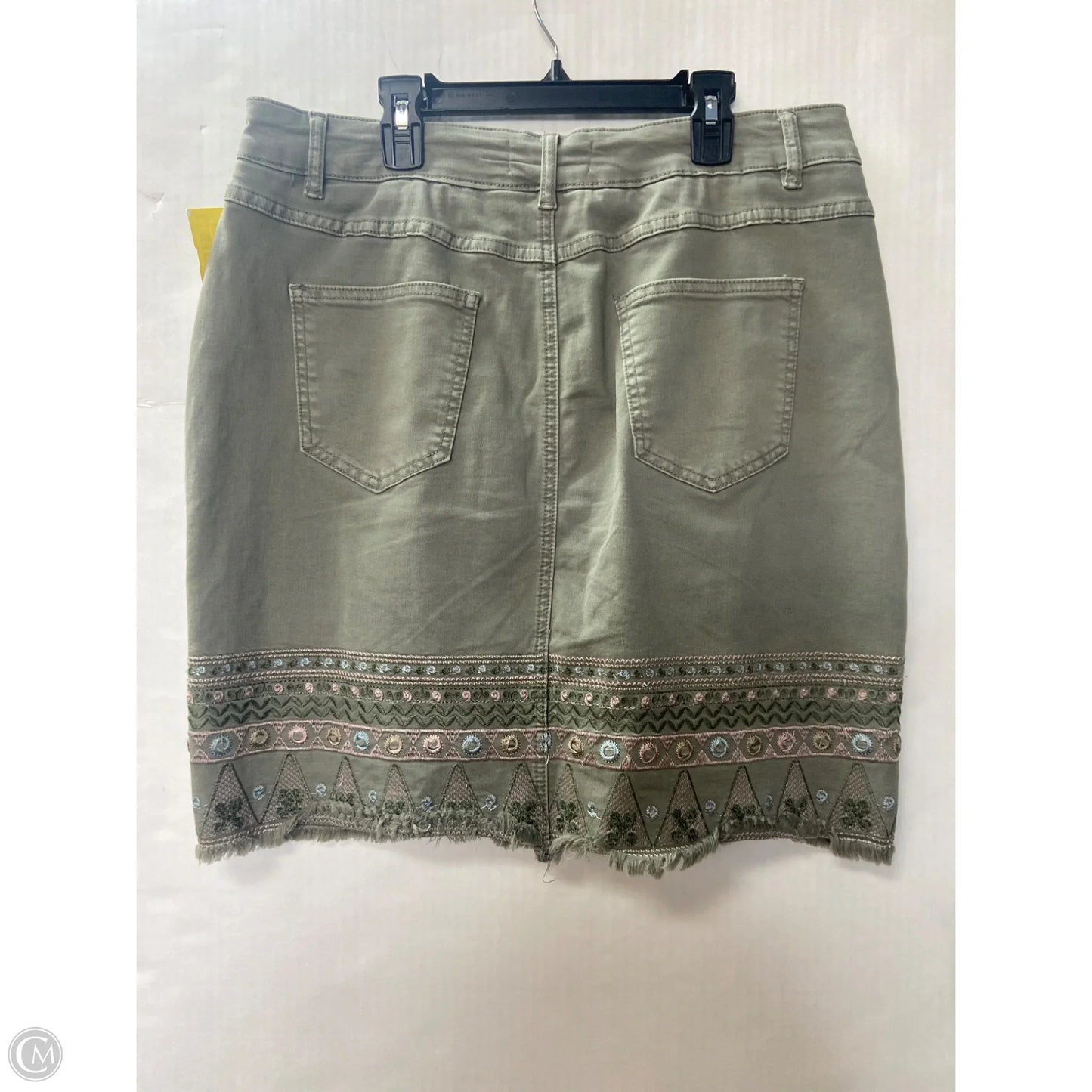 Skirt Mini & Short By Charlie B In Green, Size: 12