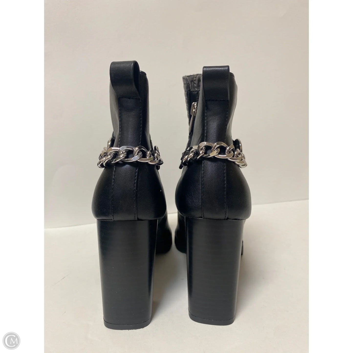 Boots Ankle Heels By Adrienne Vittadini In Black, Size: 9