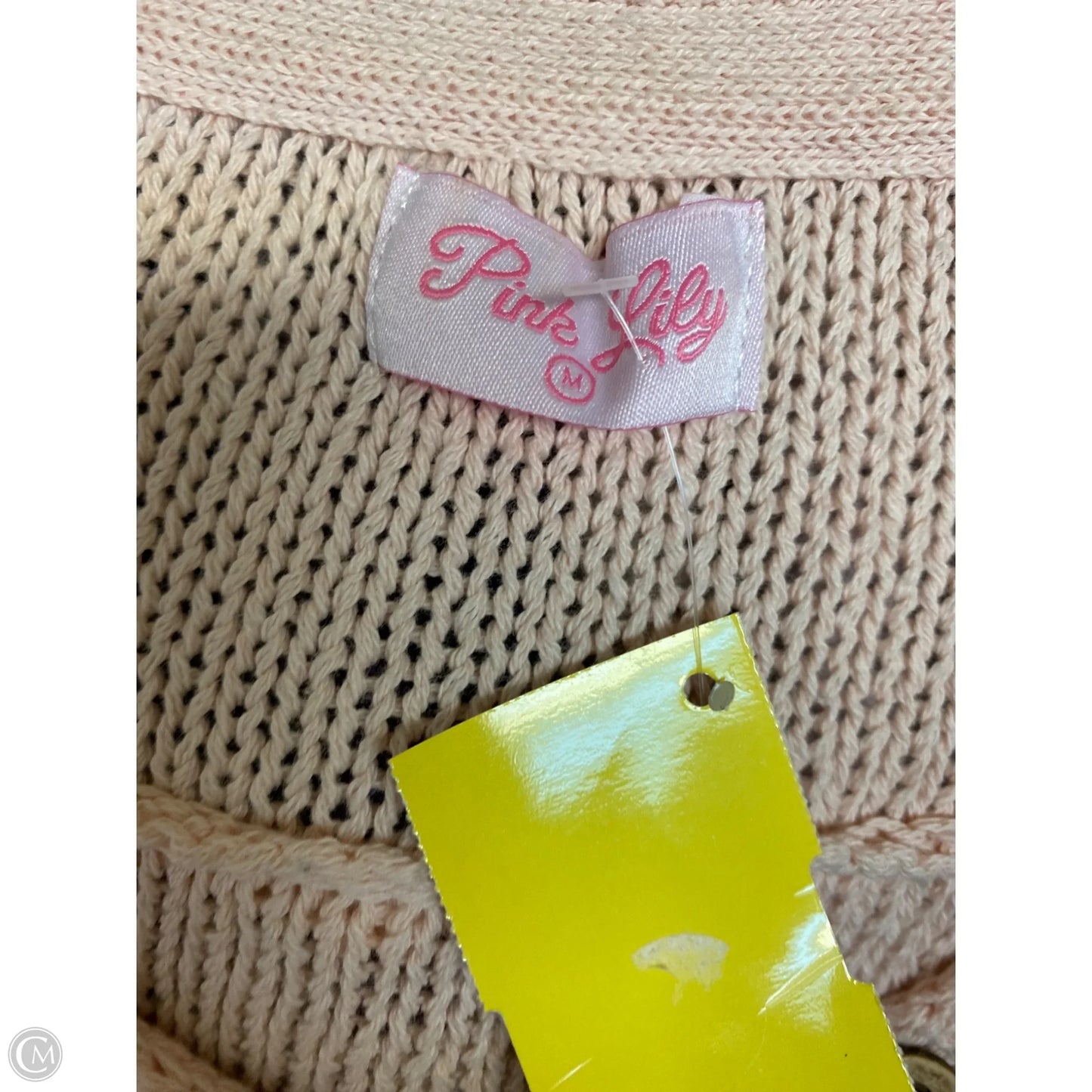 Sweater By Pink Lily In Pink, Size: M